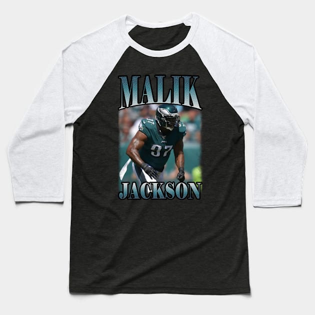 BOOTLEG MALIK JACKSON Baseball T-Shirt by hackercyberattackactivity